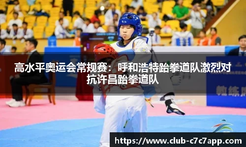 高水平奥运会常规赛：呼和浩特跆拳道队激烈对抗许昌跆拳道队
